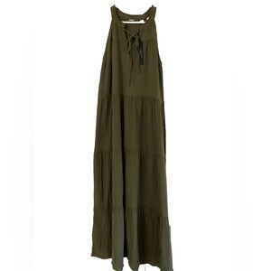 T Tahari Tiered Maxi dress-Small